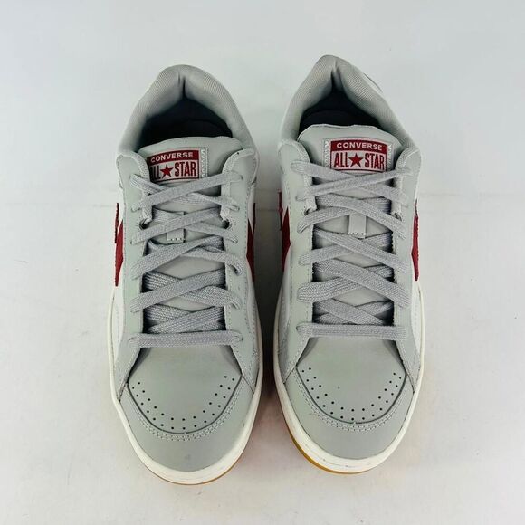 Converse Pro Blaze Classic Leather Suede Shoes US 9 Mens Gray Low Top Sneakers - Picture 14 of 15